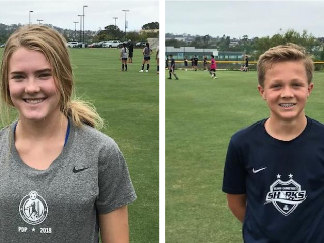 Friends and fun: Foundations for fantastic soccer for two Sharks stars